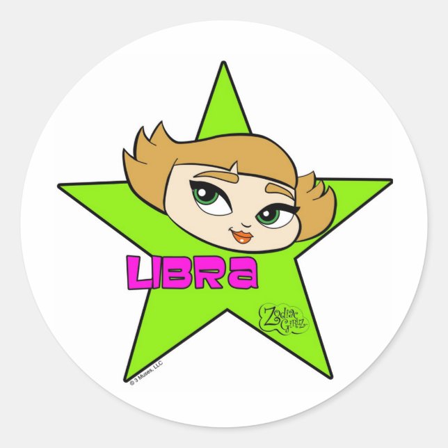 Adesivo Libra Stickers (Frente)