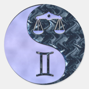 Adesivo Libra Yin Yang