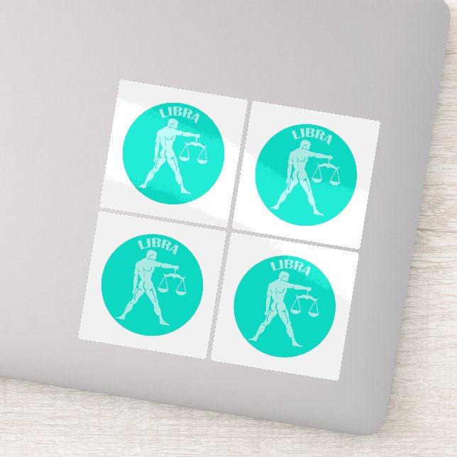 Adesivo Libra, Zodiac Sign, Horoscope, Astrology (Detalhe)