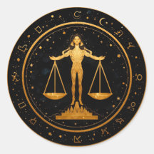 Libra Zodíaco Balança de Ouro