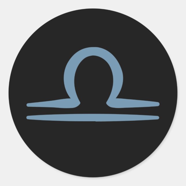 Adesivo LIBRA Zodíaco Setembro Outubro Aniversário Astrolo (Frente)