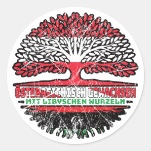 Adesivo Libyen Libysch Österreichisch Österreich Baum