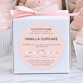 Adesivo Licença de Comida Legal para Casa de Bolo de Panif