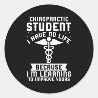 Adesivo Licenciado de Formando Chiropractor para Estudante