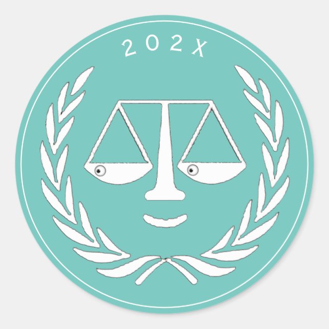 Adesivo Licenciatura em Direito do Advogado 2025 (Frente)