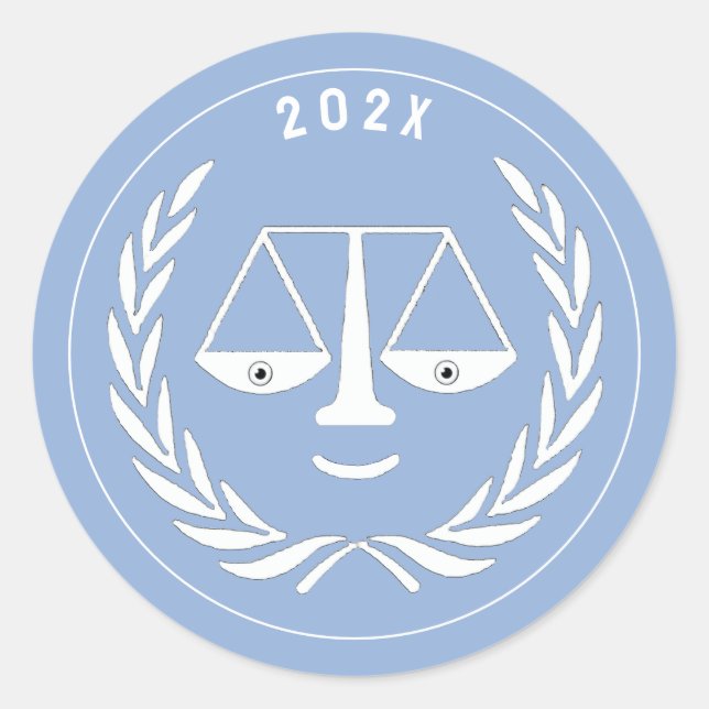 Adesivo Licenciatura em Direito do Advogado 2025 (Frente)