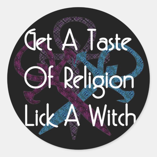 Adesivo Lick A Witch (Frente)