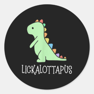 Adesivo Lickalottapus Engraçado Orgulho Lgbtq Lgbtq, Engra