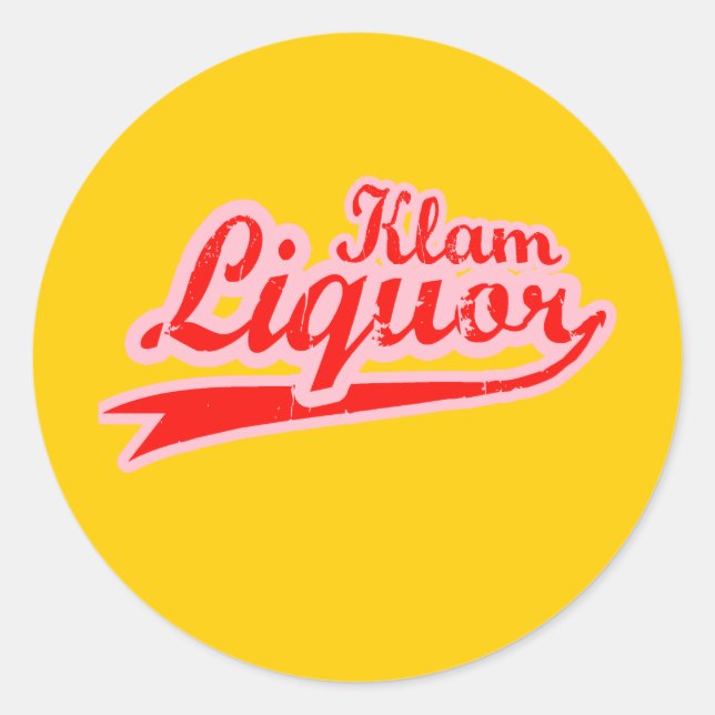 Adesivo Licor Klam (Frente)