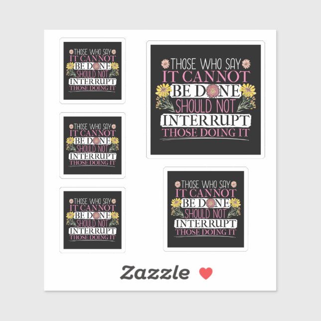 Adesivo Líder Feminina Empoderada (Folha)