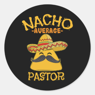 Adesivo Líder Religioso do Pastor Média Nacho Pastor Pasto