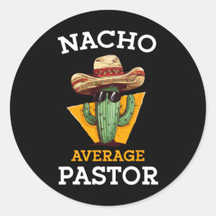 Adesivo Líder Religioso do Pastor Média Nacho Pastor Pasto