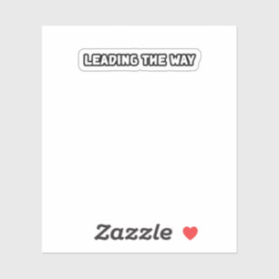 Adesivo Liderando O Modo Visionário Do Programa De Inovaçã