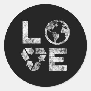 Adesivo Liebe Earth Day 90s Vintage Children or T