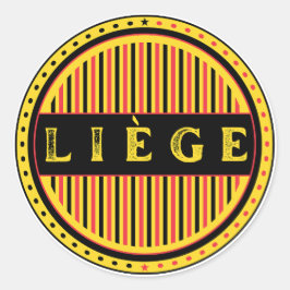 Adesivo Liège City Pride Emblem – Belgian Identity