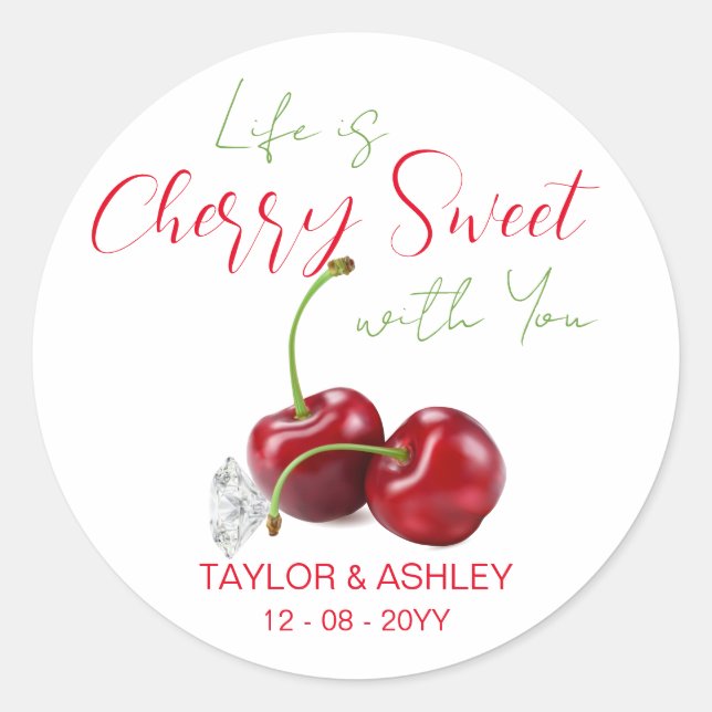 Adesivo Life Is Cherry Sweet (Frente)