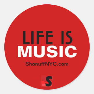 Adesivo Life Is Music Sticker