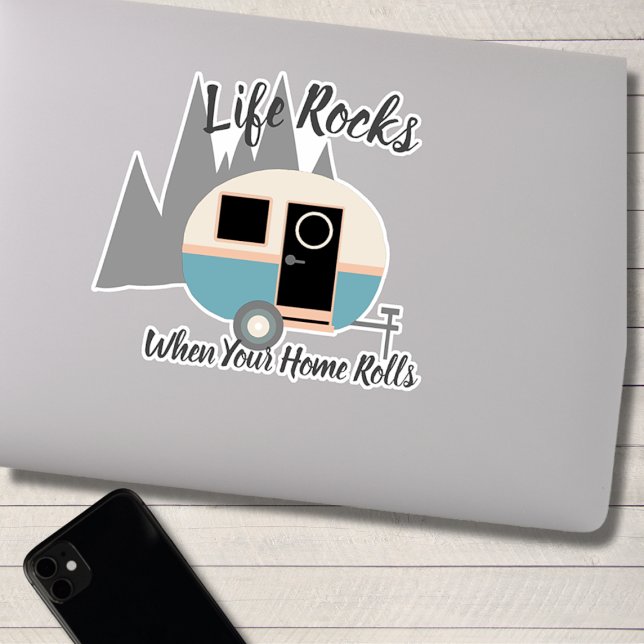 Adesivo Life Rocks Caravan Camper Sticker (Criador carregado)