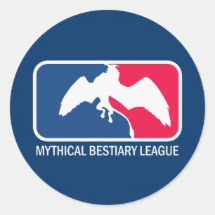 Adesivo Liga Bestiária Mítica, Monstros etc.