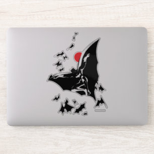 Adesivo Liga da Justiça   Batman na Nuvem de Bats Pop Art