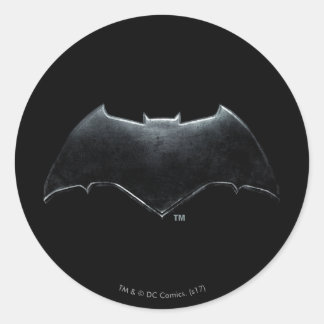 Adesivo Liga da Justiça | Símbolo de Batman Metálico