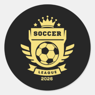 Adesivo Liga de Futebol 2026