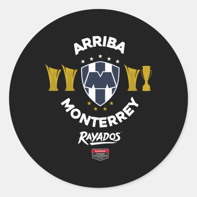Adesivo Liga dos Campeões da Concacaf Monterrey (Frente)