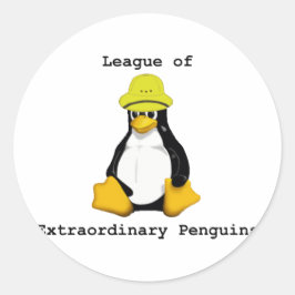 Adesivo Liga dos Pinguins Extraordinários 2