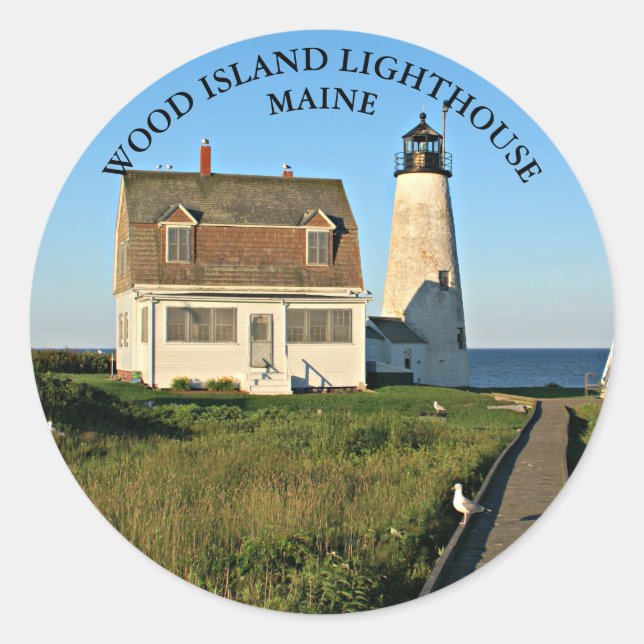 Adesivo Lighthouse Maine Large Stickers (Frente)