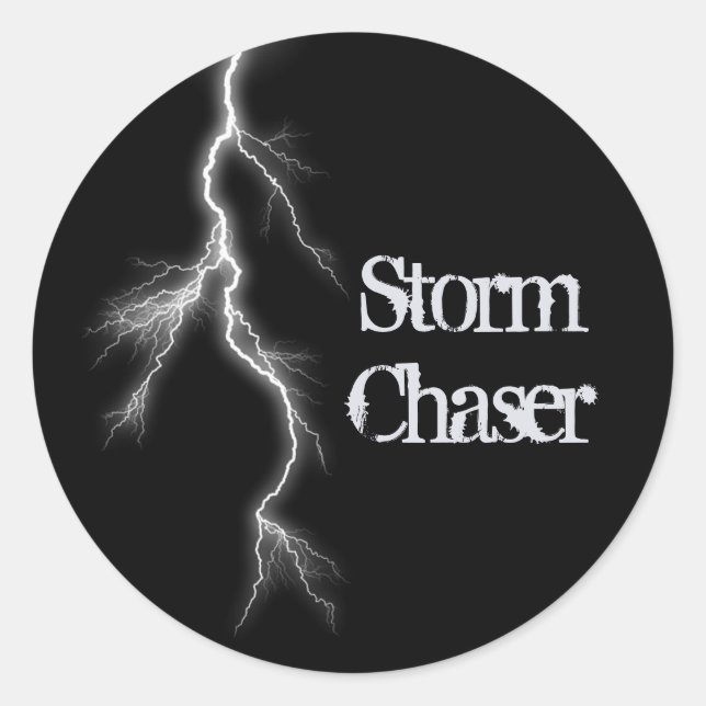 Adesivo Lightning Bolt, Storm Chaser (Frente)
