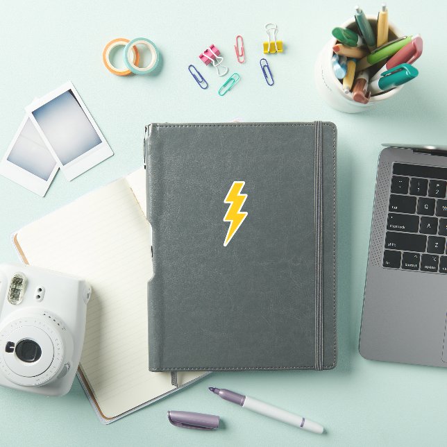 Adesivo Lightning Bolt Yellow (Capa para iPad)