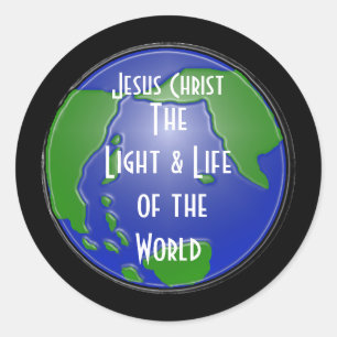 Adesivo lightoftheworld, Jesus Cristo, TheLight & vida…