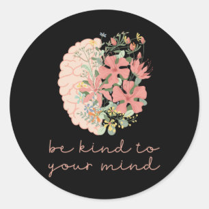 Adesivo Ligue-Se À Sua Mente Problemas De Saúde Mental Con