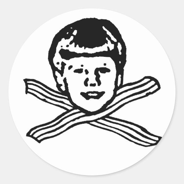 Adesivo Lil Chiz Adora Bacon Sticker! (Frente)