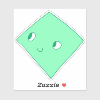 Adesivo Lil’ Greenie - Mascot de Cartoon de Logotipo de Pa