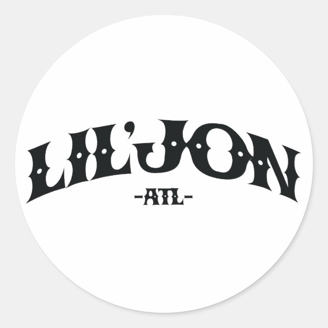 Adesivo Lil Jon "ATL" (Frente)