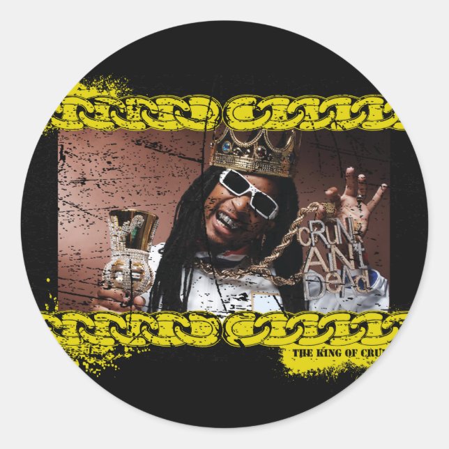 Adesivo Lil Jon "Rei de Crunk" (Frente)