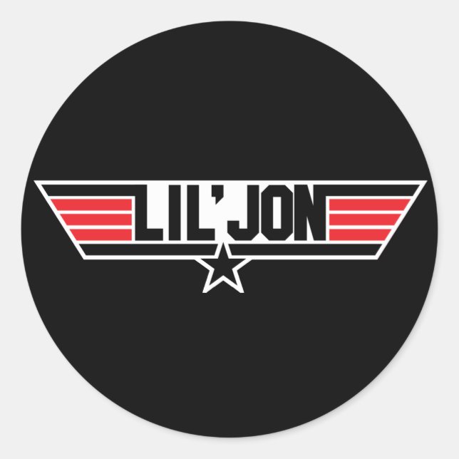 Adesivo Lil Jon "Top Gun" (Frente)
