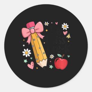 Adesivo Lil Miss Pré-k Crianças Meninas Lápis Arco Primeir