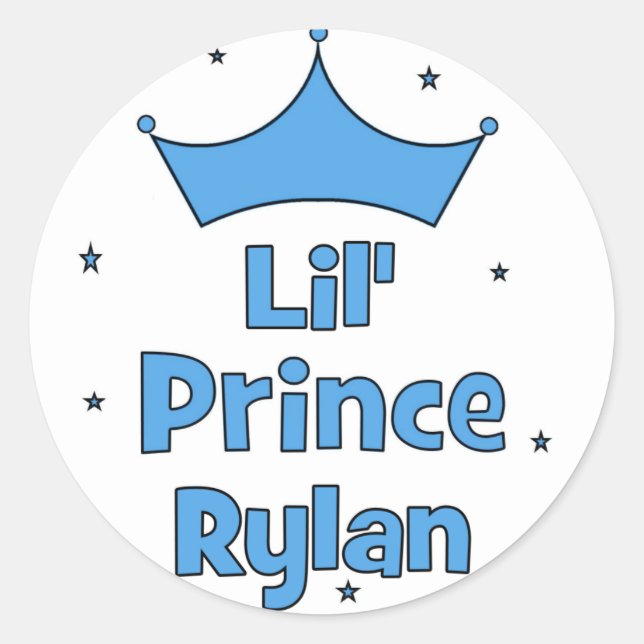 Adesivo Lil' Prince Rylan (Frente)