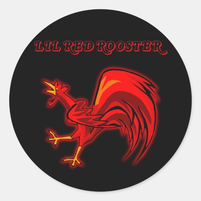 Adesivo Lil Red Rooster (Frente)