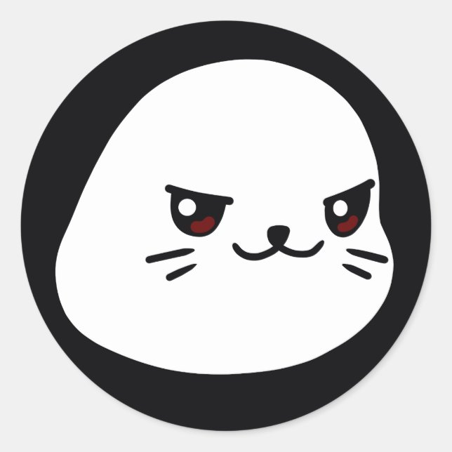 Adesivo Lil Sappys CUTE, MAS VESTIDO PERIGOSO (BB) (Frente)