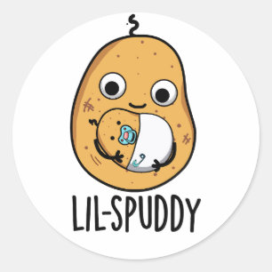Adesivo Lil Spuddy Funny Potato Pun