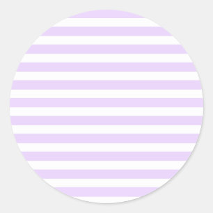 Adesivo Lilac, púrpura e tiras doces brancas
