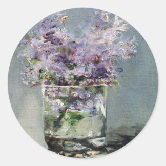 Adesivo Lilases em um Copo por Edouard Manet