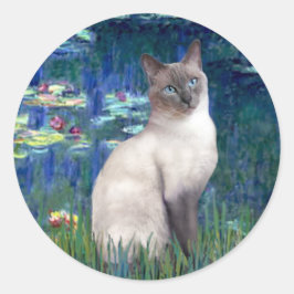 Adesivo Lilies 5 - Gato Siames Blue Point