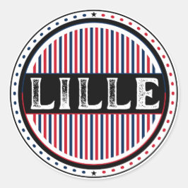Adesivo Lille City Pride Emblem – French Identity