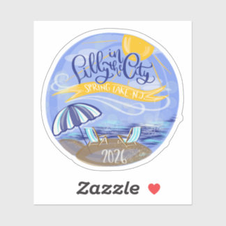 Adesivo Lilly in the City - Spring Lake, NJ - Sticker