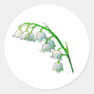ADESIVO LILY DO VALE STICKER