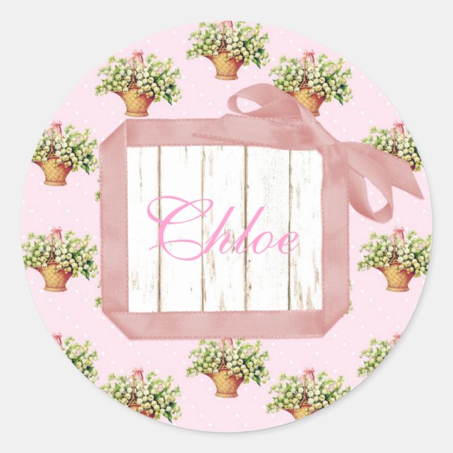 Adesivo Lily dos Stickers Personalizados do Vale (Frente)